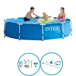 Intex Svømmebassin Metalramme 305x76 cm - Svømmebassinsæt