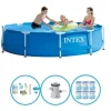 Intex Svømmebassin Metalramme - Svømmebassinbundt - 305x76 cm