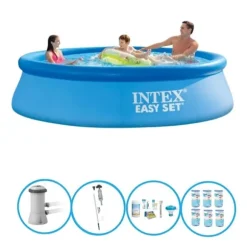Intex Swimming Pool Easy Set - Svømmebassin sæt - 366x76 cm