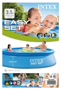 Intex swimmingpool - Nemt sæt - 305 x 76 cm - Inklusiv WAYS vedligeholdelsespakke
