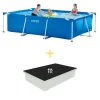 Intex swimmingpool - Rammebassin - 300 x 200 x 75 cm - Inklusiv solsejl