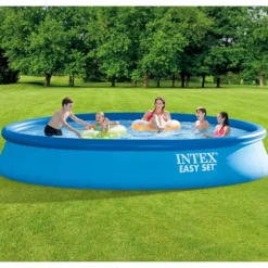 INTEX swimmingpool Easy Set med filtersystem 457x84 cm