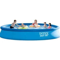 INTEX swimmingpool Easy Set med filtersystem 457x84 cm