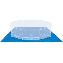 Intex swimmingpool med rund ramme - 305 x 76 cm - Vandprint - Inklusive Tilbehør CB91