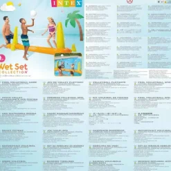 INTEX volleyball-spil til pool 239x64x91 cm