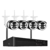 IP Kamera System, Høj Opløsning Video, To-Vejs Lyd,8CH og 4stk 3MP kamera, Ingen