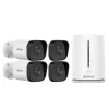 IP-kamera, 5MP opløsning, Wi-Fi-forbindelse,Med 4stk Cam