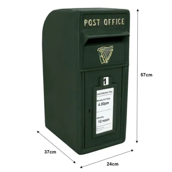 Irsk Postkasse med Stativ - Grøn | MonsterShop