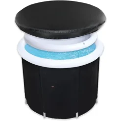 Isbad - Deluxe Ice Nordic - Transportabelt - Sort