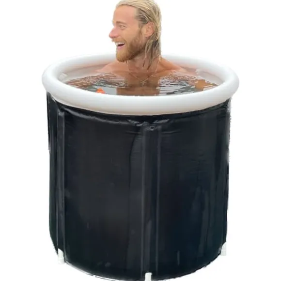 Isbad - Deluxe Ice Nordic - Transportabelt - Sort