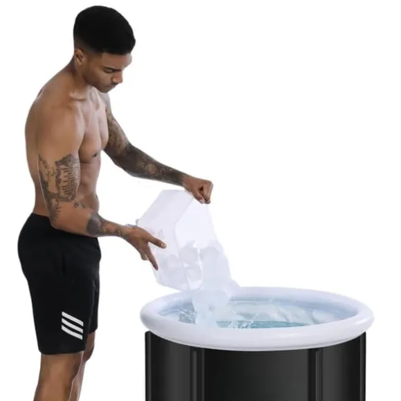 Isbad - Deluxe Ice Nordic - Transportabelt - Sort