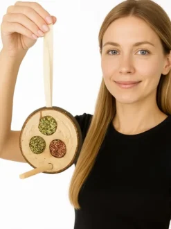 JR FARM - Disc Trio - lækre godbidder til leg og gnask til alle papegøjer 70g