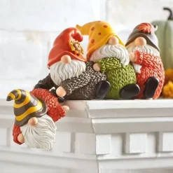 Juleharpiks ornamenter, julemandens håndværk, julepynt, mikro skrivebordsornamenter