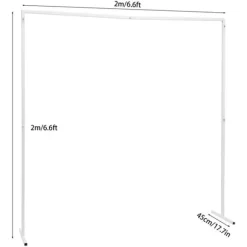 Justerbar bueholder, alsidige højdeindstillinger, robust jernmateriale,2 2m, L
