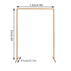 Justerbar bueholder, alsidige højdeindstillinger, robust jernmateriale,2 1,5 m, L