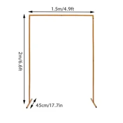 Justerbar bueholder, alsidige højdeindstillinger, robust jernmateriale,2 1,5 m, L