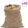 Jutesække 30 stk. - Multifunktionelle opbevarings- og transportløsninger | Størrelse: 60x105 cm | Materiale: 100% jute