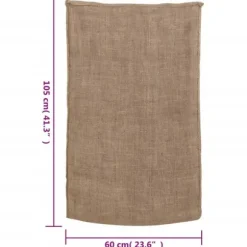 Jutesække 30 stk. - Multifunktionelle opbevarings- og transportløsninger | Størrelse: 60x105 cm | Materiale: 100% jute