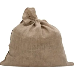Jutesække 10 stk. 100x110 cm - Økologiske opbevaringssække | Farve: Naturlig Jute | Størrelse: 100x110 cm
