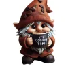 Kaffedværg Ornament - Charmerende Resin Figur til Hjemmet, Stue, Soveværelse, Kontor Dekoration