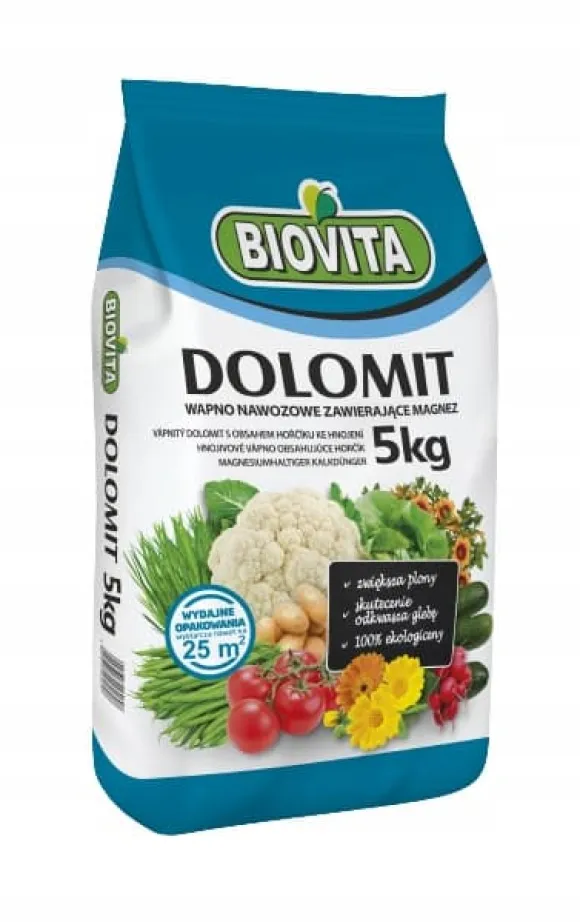 KALCIUM-MAGNESIUMGØDNING DOLOMIT BIOVITA 5 KG