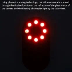 Kamera Infrarød Detektor Spion Kamera Finder Alarm Myggemiddel