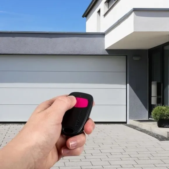 2-kanals fjernbetjening - SCS SENTINEL - SimplyControl - Fuchsia, rækkevidde 40m, frekvens 433,92 MHz, CR2032 lithiumbatteri inkluderet