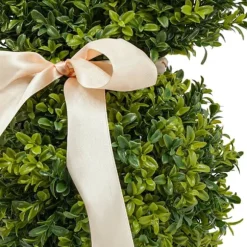 Kaninformet Topiary i Potte - Kunstig Buksbom - Udendørs Dekoration - Harpiks - Til Jubilæum/Udstilling - Grøn