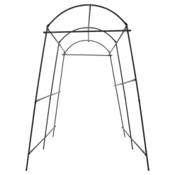 Klatreplante espalier - Havetunnel med net - 1,15×1,83×2,3 m - Justerbar bredde 1,1–1,8 m - Rør Ø19,2 mm - Q195-stål + PP - Sort