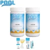 Klortabletter til svømmebassiner - Poolpower - 2 kg & WAYS Reparationssæt og teststrimler