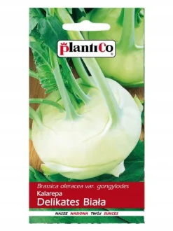 Kålrabi LÆKKER HVID 2g frø PlantiCo