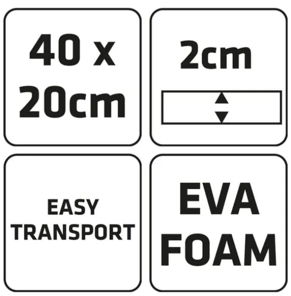 Knæmåtte, EVA-skum