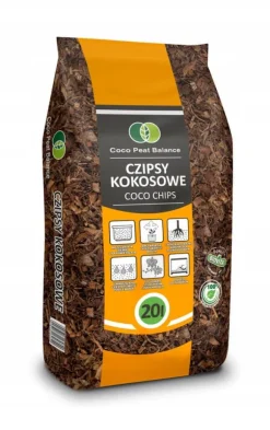 Kokosfiberchips Løse kokoschips COCO PEAT 10 MM 20L
