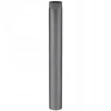 Komfurrør - aftræk - 2mm stål - Ø 120 mm - 100 cm - sort