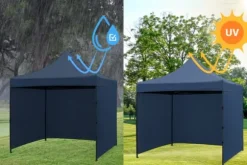 Kommercielt selvsamlende havepavillontelt campingpavillon 3x3 m