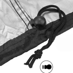 Kompakt og transportabelt koldtvandsbassin 75x75 cm med materiale med høj densitet