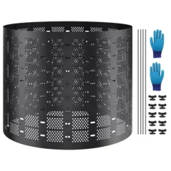 Kompostbeholder 220 gallon, udendørs, udvidelig, nem at opstille, rummelig med hurtig produktion af frugtbar jord.