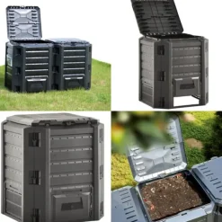 Kompostbeholder 380 l sort - Kompostbeholder - Kompostbeholdere - Home & Living