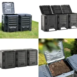 Kompostbeholder 1200 l sort - Kompostbeholder - Kompostbeholdere - Home & Living