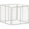 Kompostbeholder i galvaniseret jern - Robust lugtfri opbevaring | Størrelse: 85x85x70 cm