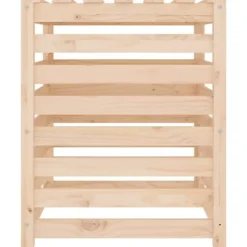 Kompostbeholder i massivt fyrretræ - Stor kapacitet | Størrelse: 63,5x63,5x77,5 cm