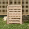 Kompostbeholder i massivt fyrretræ - Robust design | Størrelse: 82,5x82,5x99,5 cm