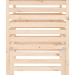 Kompostbeholder i massivt fyrretræ - Robust design | Størrelse: 82,5x82,5x99,5 cm