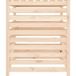 Kompostbeholder i massivt fyrretræ - Robust design | Størrelse: 82,5x82,5x99,5 cm