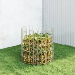 Kompostbeholder Ø50x50 cm galvaniseret stål - Kompostbeholder - Kompostbeholdere - Home & Living