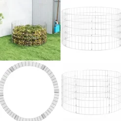 Kompostbeholder Ø100x50 cm galvaniseret stål - Kompostbeholder - Kompostbeholdere - Home & Living