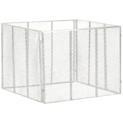 Kompostbeholder 100x100x77 cm galvaniseret jern - Kompostbeholder - Kompostbeholdere - Home & Living