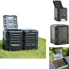 Kompostbeholdere - Living kompostbeholder 380 l sort