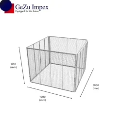 Kompostgitter 100x100x80 cm, 16 stk