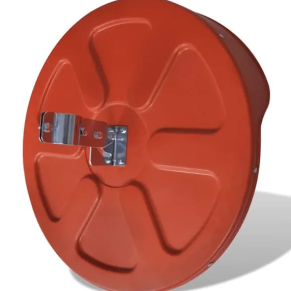 Konvekst trafikspejl i PC plast til udendørs brug | Diameter: 60 cm | Farve: Orange